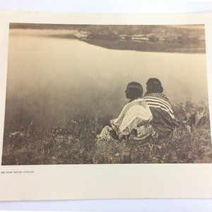 An Idle Hour Book Lithograph Piegan Lithograph